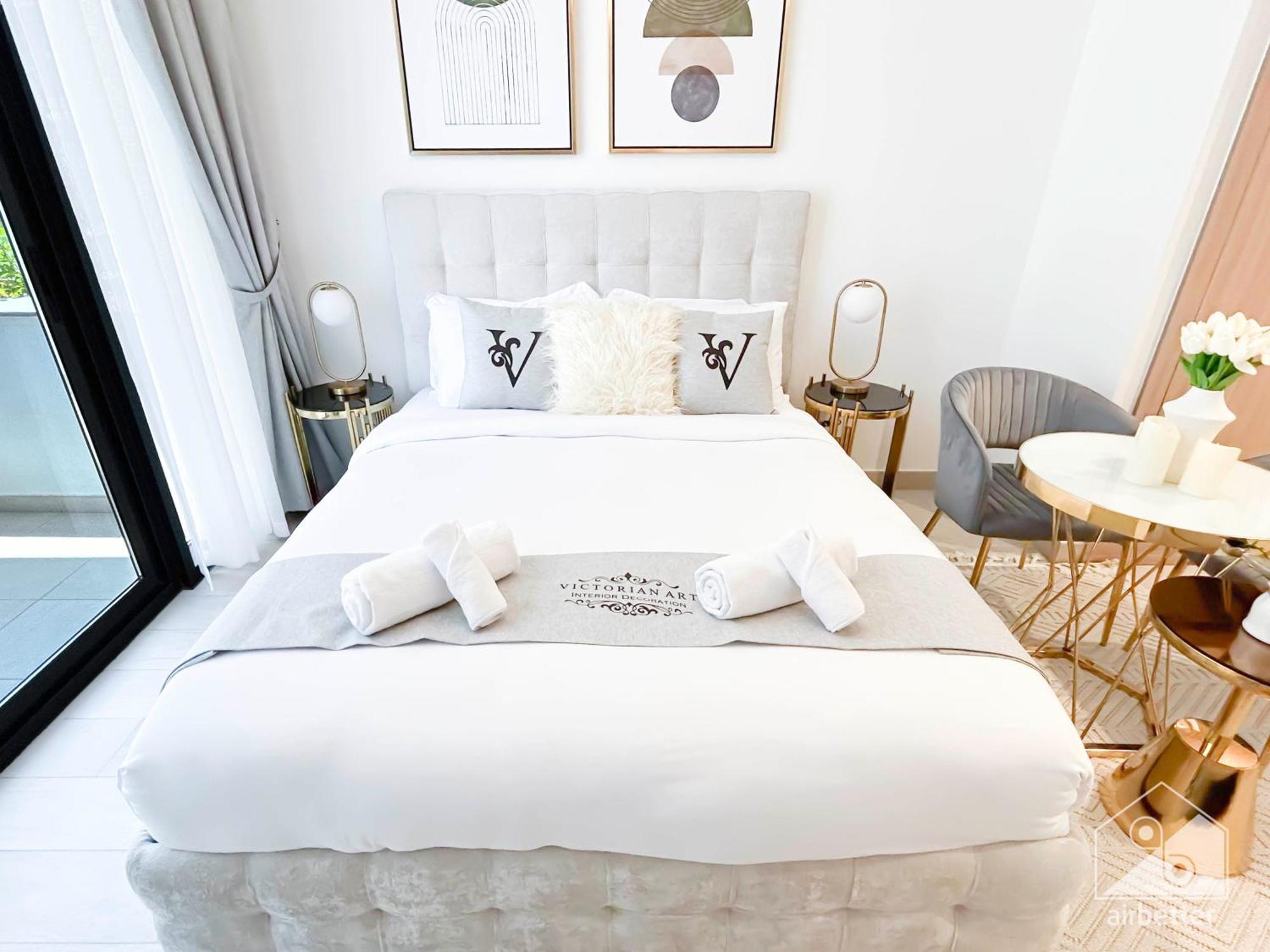 Charming Studio With Balcony In Azizi Riviera دبي المظهر الخارجي الصورة
